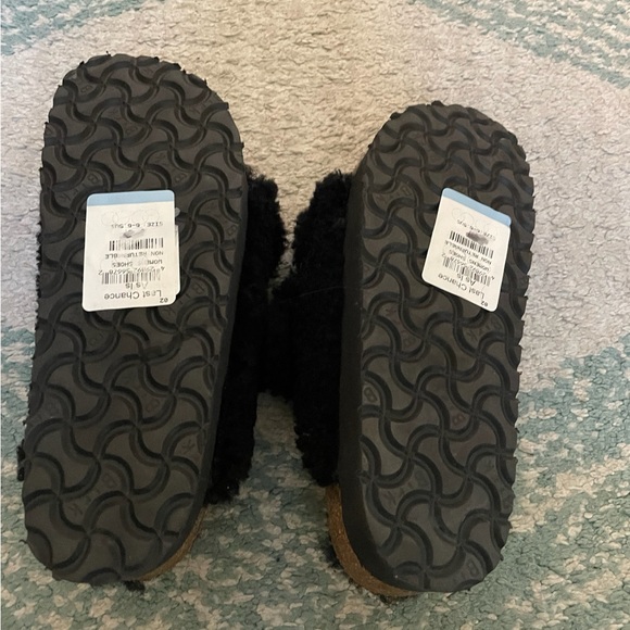 Birkenstock Papillio Big Buckle black Platform/sandals/ Slippers Women's Size 6 - Picture 3 of 3